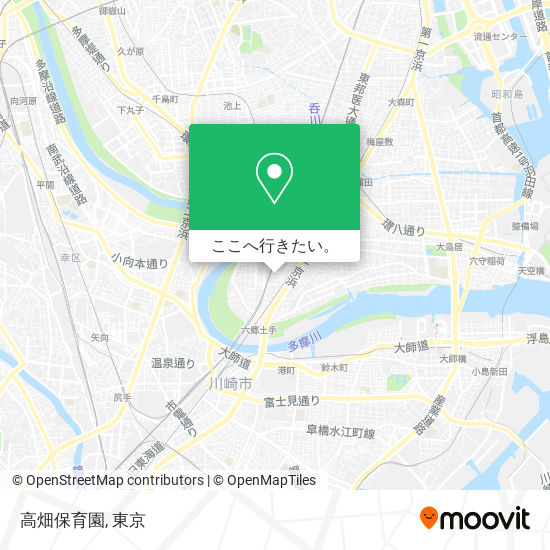 高畑保育園地図