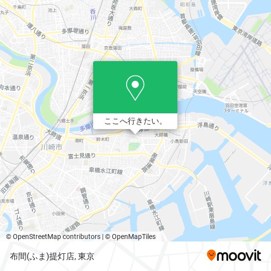 布間(ふま)提灯店地図