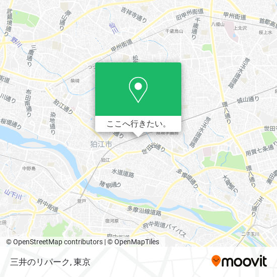 三井のリパーク地図