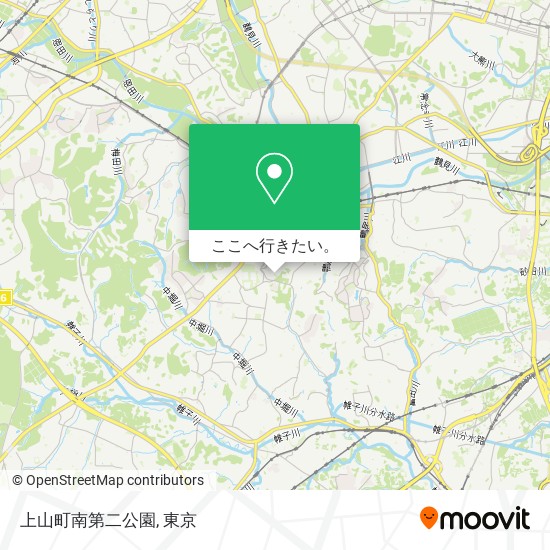 上山町南第二公園地図