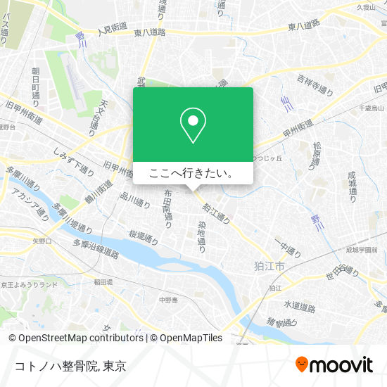 コトノハ整骨院地図