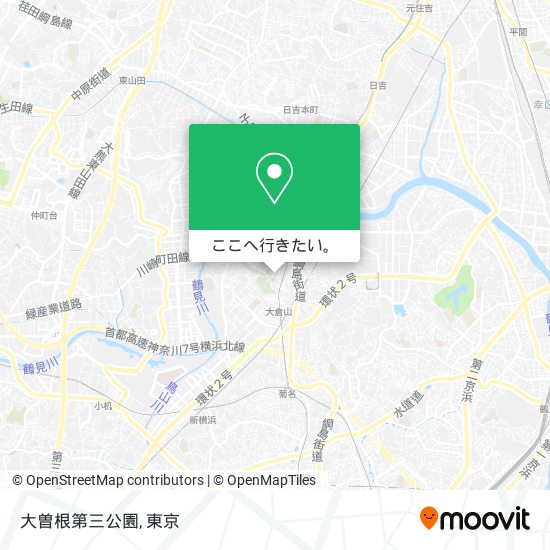 大曽根第三公園地図