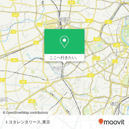 トヨタレンタリース地図