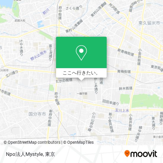 Npo法人Mystyle地図