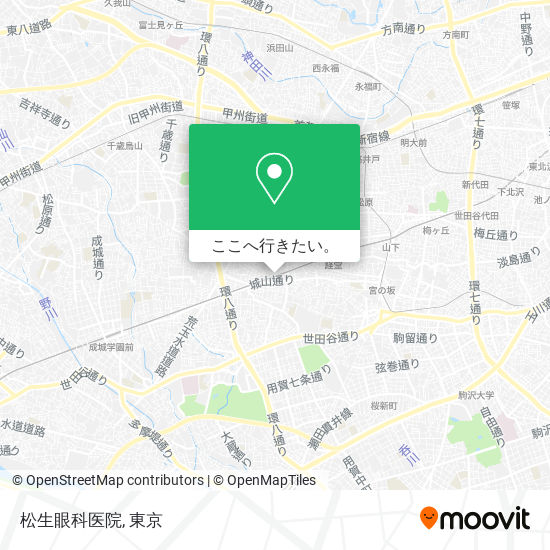 松生眼科医院地図