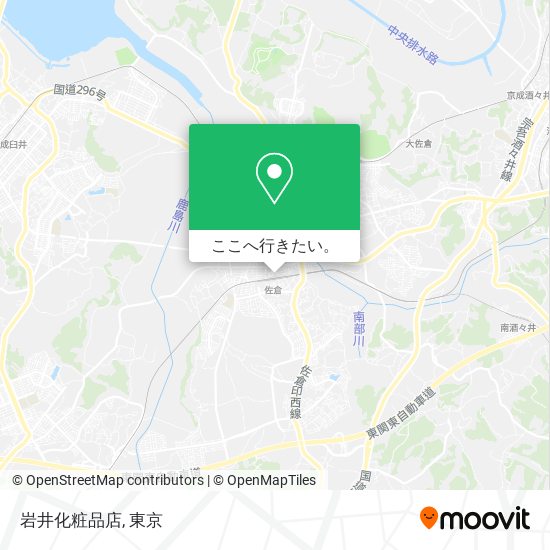 岩井化粧品店地図