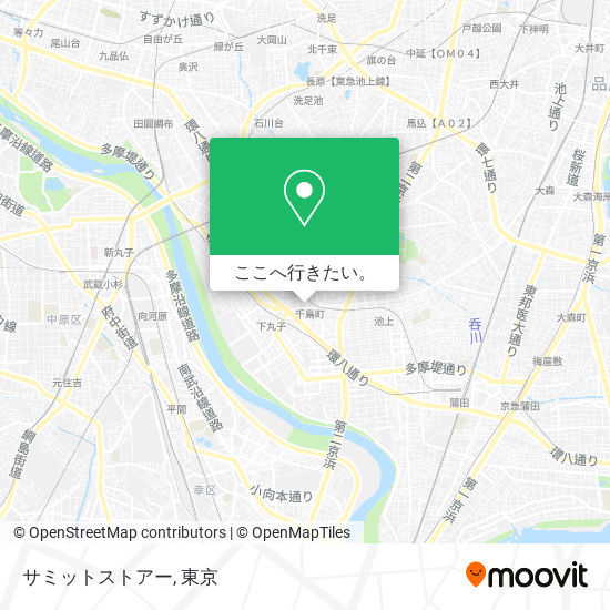 サミットストアー地図