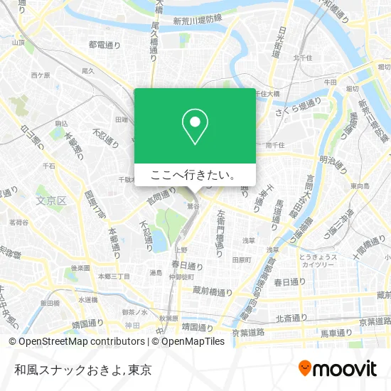 和風スナックおきよ地図