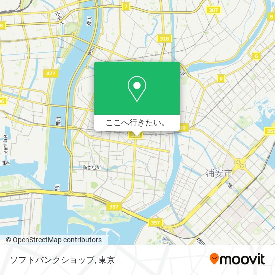 ソフトバンクショップ地図