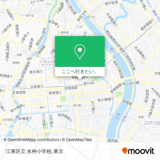 江東区立 水神小学校地図