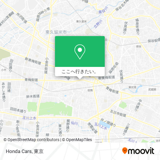 Honda Cars地図