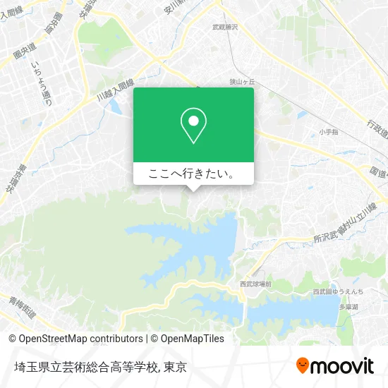 埼玉県立芸術総合高等学校地図