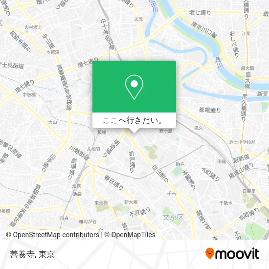 善養寺地図