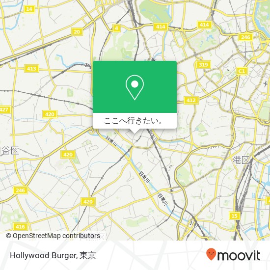 Hollywood Burger地図