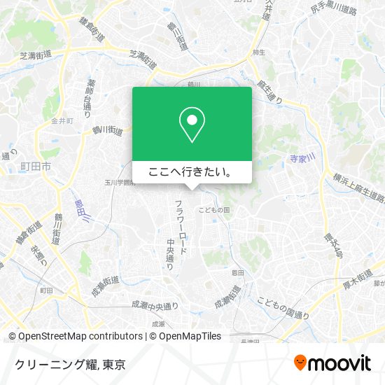 クリーニング耀地図