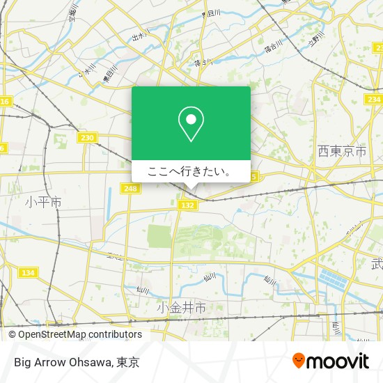 Big Arrow Ohsawa地図