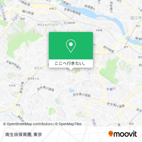 南生田保育園地図