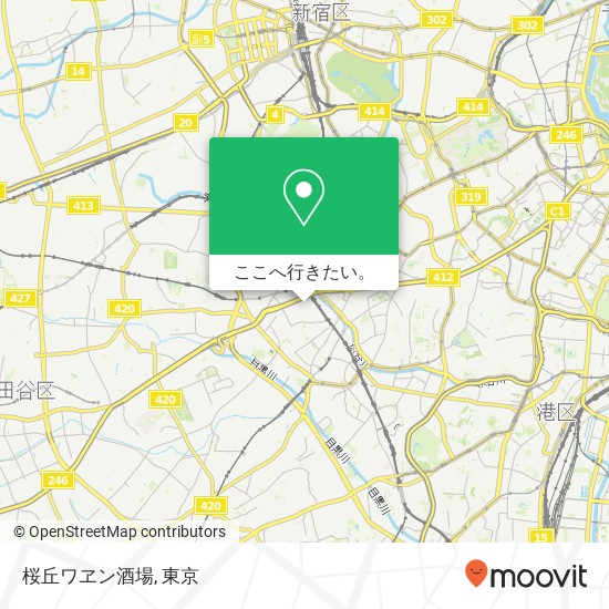 桜丘ワヱン酒場地図
