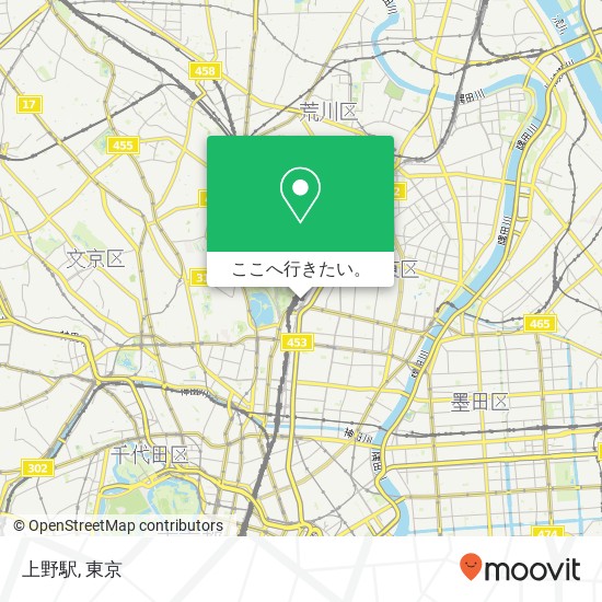 上野駅地図