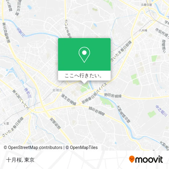 十月桜地図