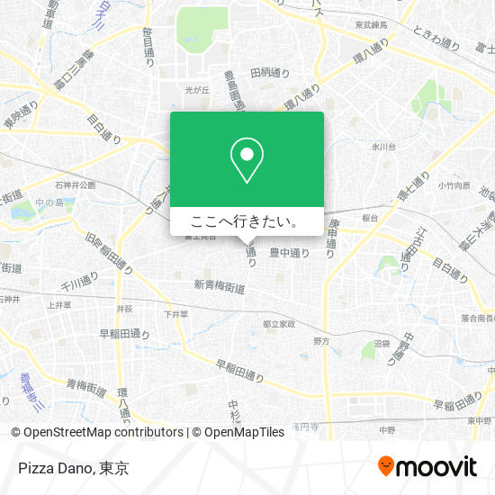 Pizza Dano地図