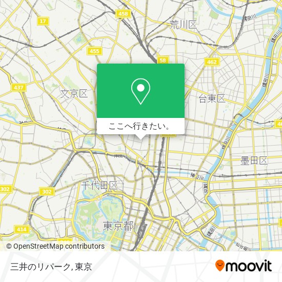 三井のリパーク地図