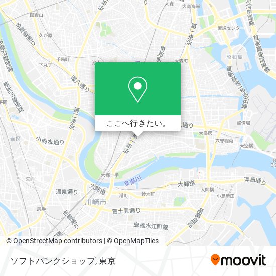 ソフトバンクショップ地図