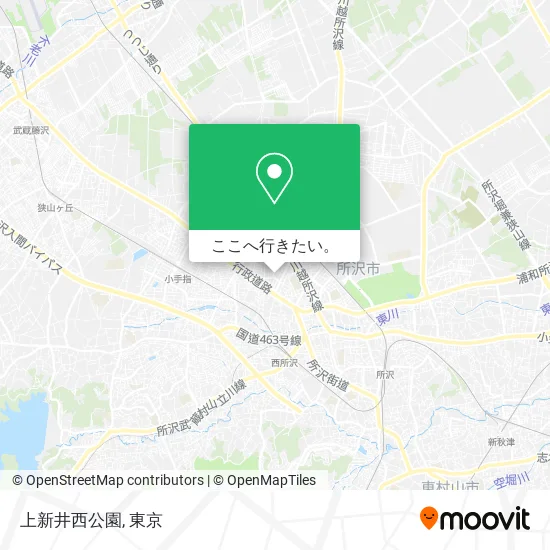 上新井西公園地図