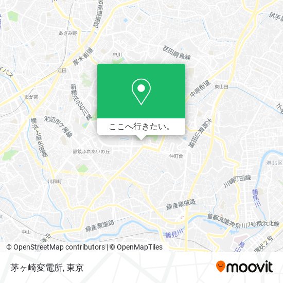 茅ヶ崎変電所地図