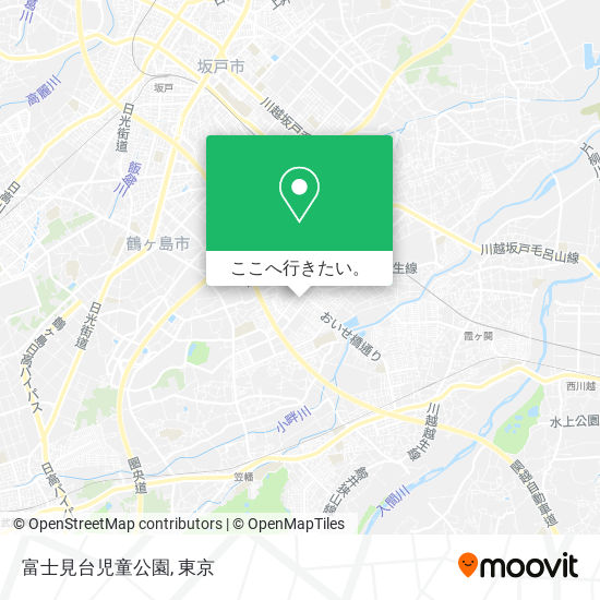 富士見台児童公園地図