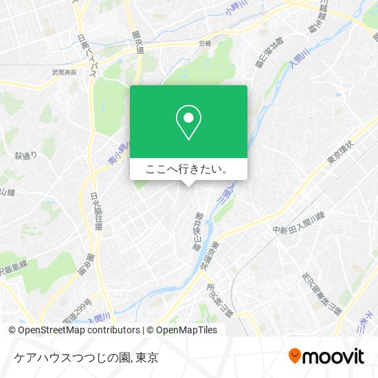 ケアハウスつつじの園地図