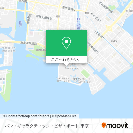 パン・ギャラクティック・ピザ・ポート地図