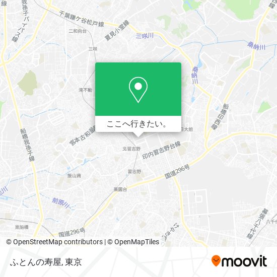 ふとんの寿屋地図