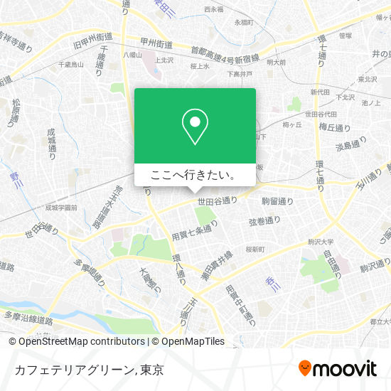 カフェテリアグリーン地図