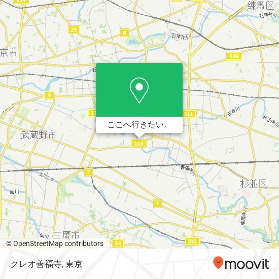 クレオ善福寺地図