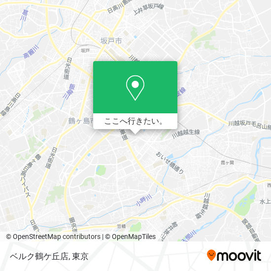 ベルク鶴ケ丘店地図