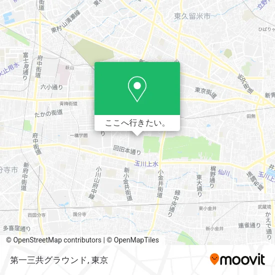 第一三共グラウンド地図