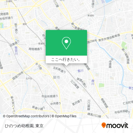 ひのつめ幼稚園地図