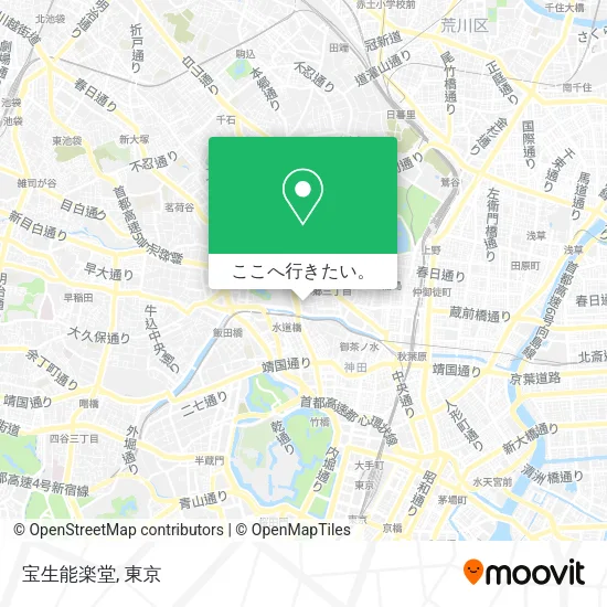 宝生能楽堂地図