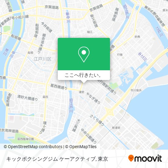 キックボクシングジム ケーアクティブ地図