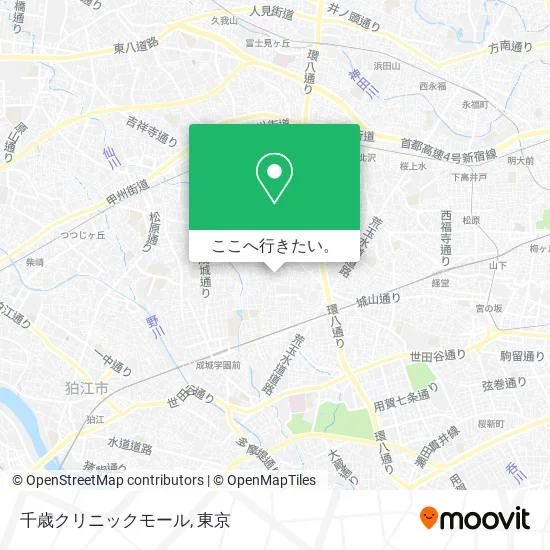 千歳クリニックモール地図