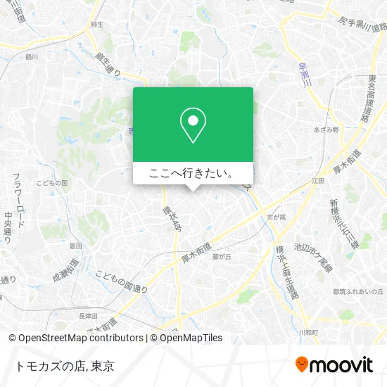 トモカズの店地図