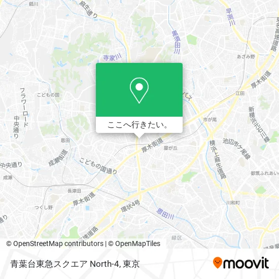 青葉台東急スクエア North-4地図