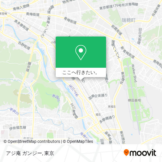 アジ庵 ガンジー地図