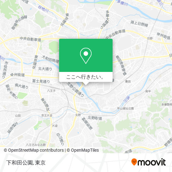 下和田公園地図
