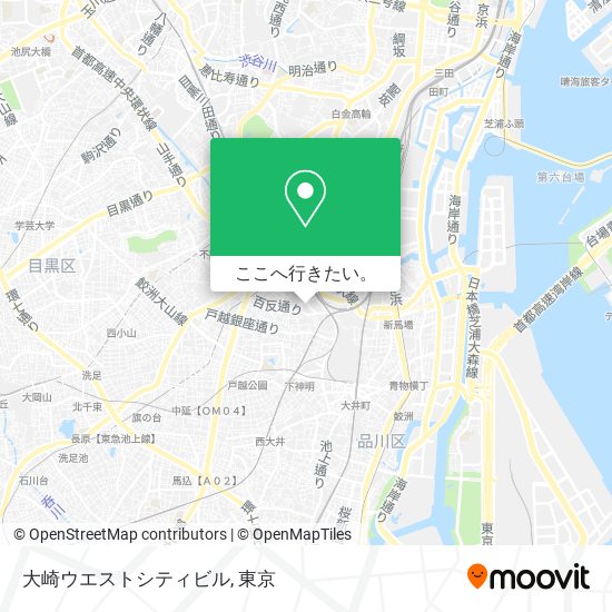 大崎ウエストシティビル地図