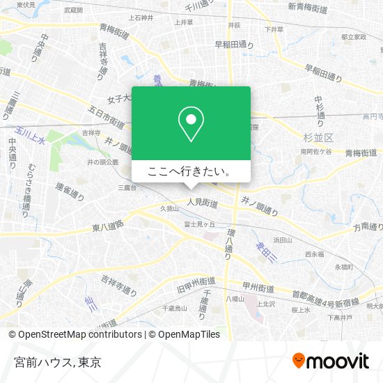 宮前ハウス地図