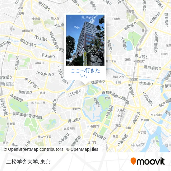 二松学舎大学地図