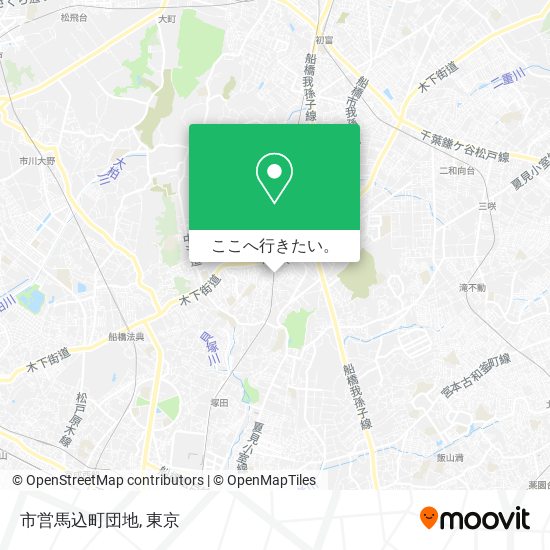 市営馬込町団地地図