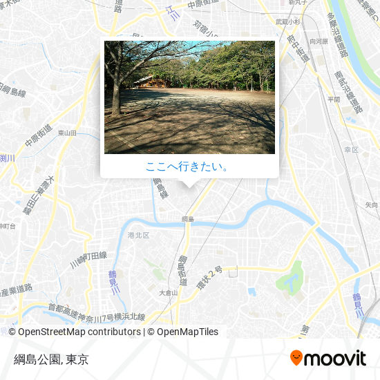 綱島公園地図